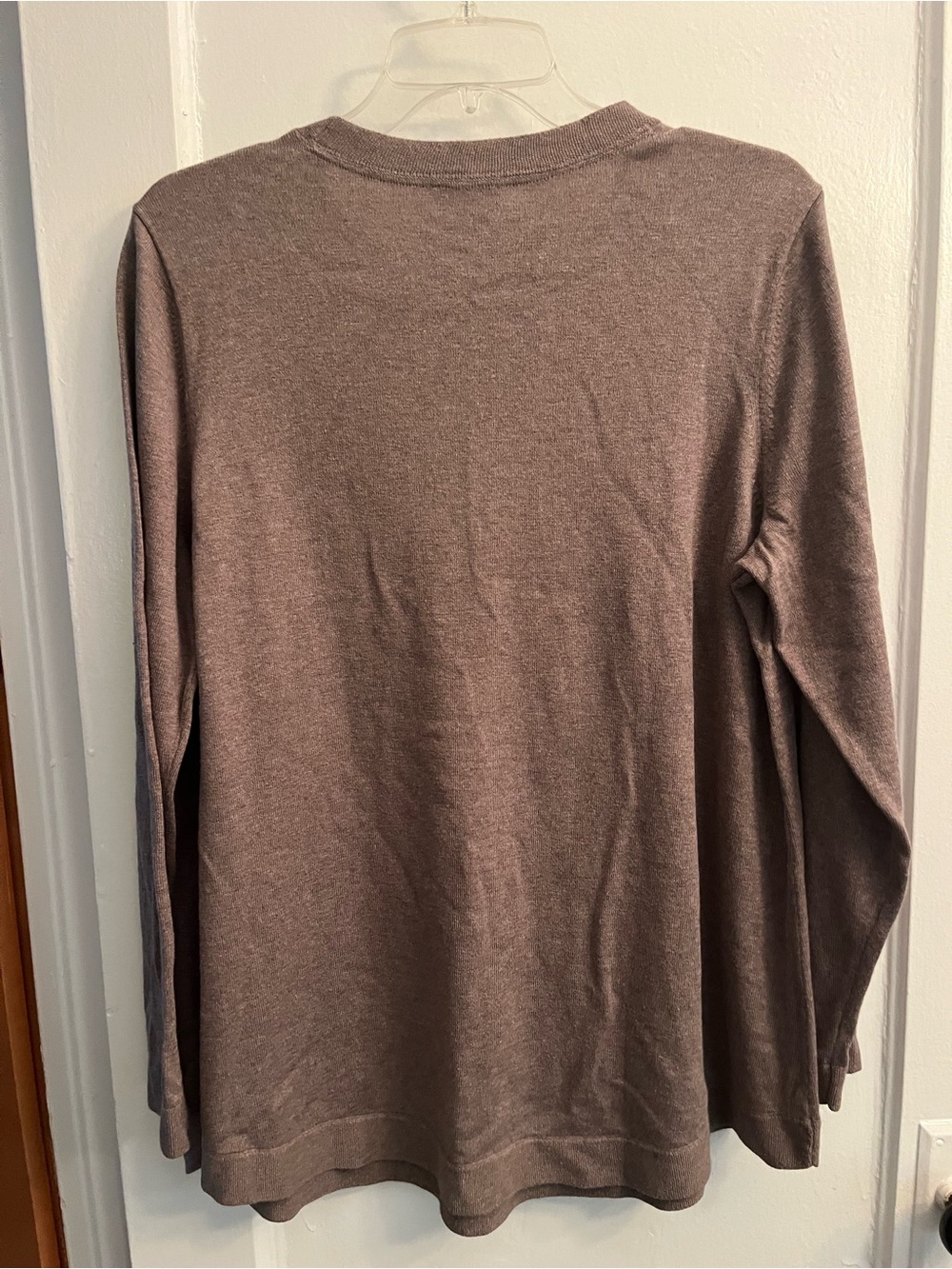J. Jill Crewneck Sweater - Taupe - Picture 2 of 3